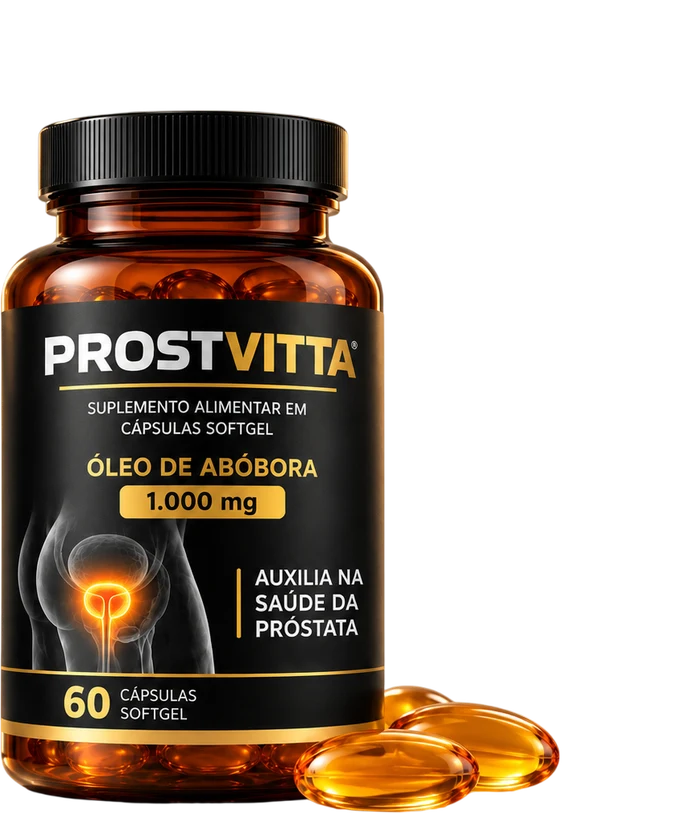 Pote de Prostvitta com 60 cápsulas